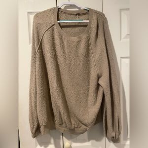 Free People Found My Friend Sweater - Oat XL